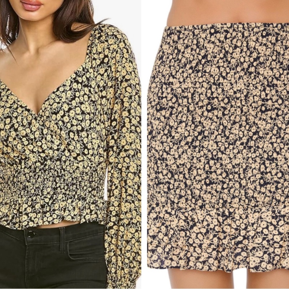 Lost + Wander Long Sleeve Skirt Set - Picture 2 of 7